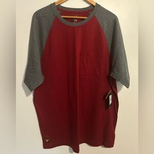 Hawx Red and Gray Tee